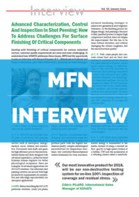 Interview MFN - De la caractérisation des matériaux au procédé de grenaillage - SONATS